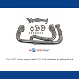 2002-2007 Subaru Impreza WRX EJ20 13/4 SS Header w/Up Pipe-Xforce-TH-EJ20-TY