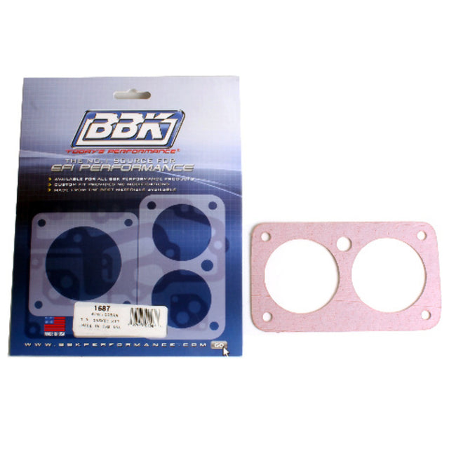 t Throttle Body Gasket Kit- Cobra Twin 62mm For Part #1705-1587 BBK Performance
