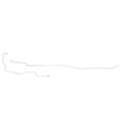Intermediate Brake Line Kit for 2005-2006 05-06 Ford F-250 SD 4WD long bed steel