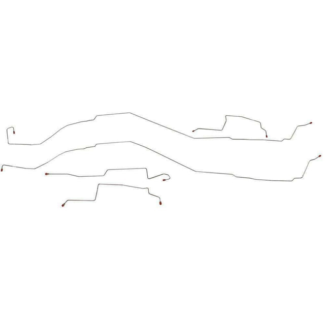 Intermediate Brake Line Kit for 2013 06-08 Chevy HHR ABS drum brakes stainless steel