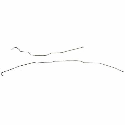 1980-81 Ford F-150 Intermediate Brake Line 2WD Long Bed Stainless - TIN8041SS