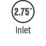 MagnaFlow exhaust tip 2.75 inch inlet/outlet stainless steel polished 35179