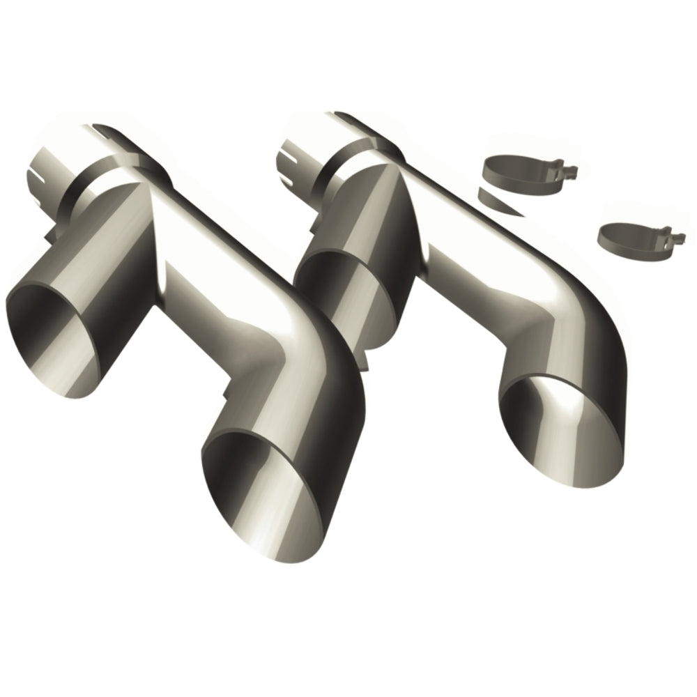 MagnaFlow exhaust tip 2.5 inch inlet/outlet stainless steel polished 35218