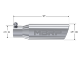 MBRP performance muffler T304 stainless steel black coated carbon fiber tip T5113 3 inch inlet 2 inch outlet