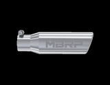 MBRP performance muffler T304 stainless steel black coated carbon fiber tip T5113 3 inch inlet 2 inch outlet
