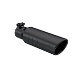 MBRP performance muffler T304 stainless steel black coated carbon fiber tip T5113BLK 3 inch inlet 2 inch outlet