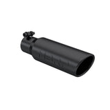 MBRP performance muffler T304 stainless steel black coated carbon fiber tip T5113BLK 3 inch inlet 2 inch outlet
