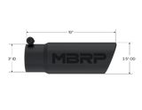 MBRP performance muffler T304 stainless steel black coated carbon fiber tip T5115BLK 3 inch inlet/outlet