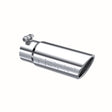 MBRP performance muffler T304 stainless steel black coated carbon fiber tip T5115 3 inch inlet/outlet
