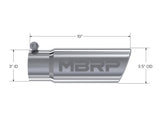 MBRP performance muffler T304 stainless steel black coated carbon fiber tip T5115 3 inch inlet/outlet
