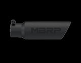 MBRP performance muffler T304 stainless steel black coated carbon fiber tip T5106BLK 3 inch inlet 2 inch outlet