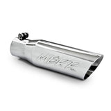MBRP performance muffler T304 stainless steel black coated carbon fiber tip T5106 3 inch inlet 2 inch outlet