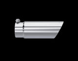 MBRP performance muffler T304 stainless steel black coated carbon fiber tip T5114 3 inch inlet/outlet