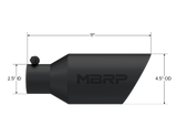 MBRP performance muffler T304 stainless steel black coated carbon fiber tip T5161BLK