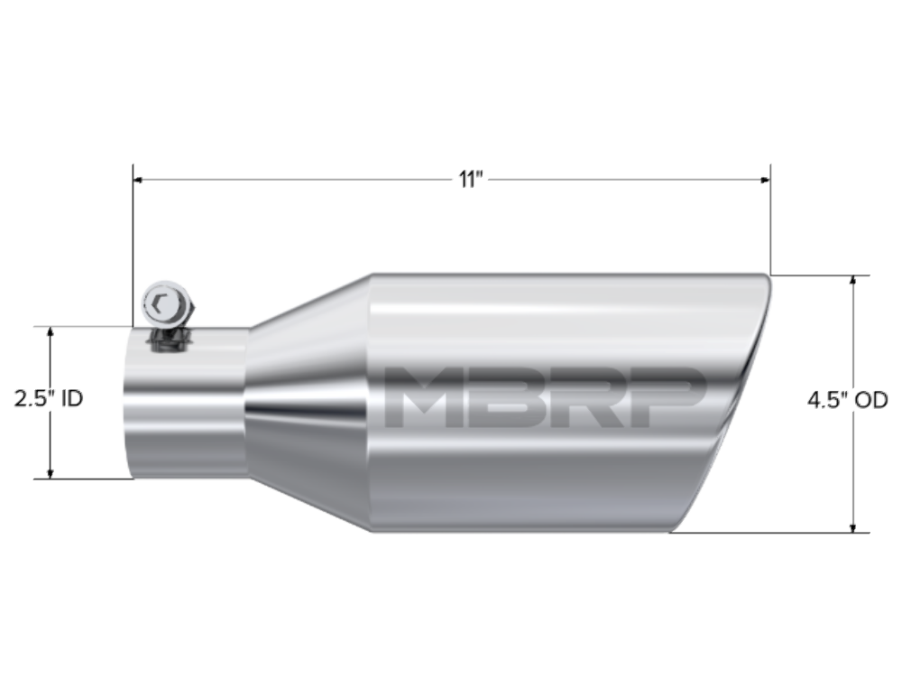 MBRP performance muffler T304 stainless steel black coated carbon fiber tip T5160
