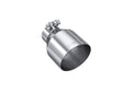 MBRP performance muffler T304 stainless steel black coated carbon fiber tip T5191 5 inch inlet 4.5 inch outlet