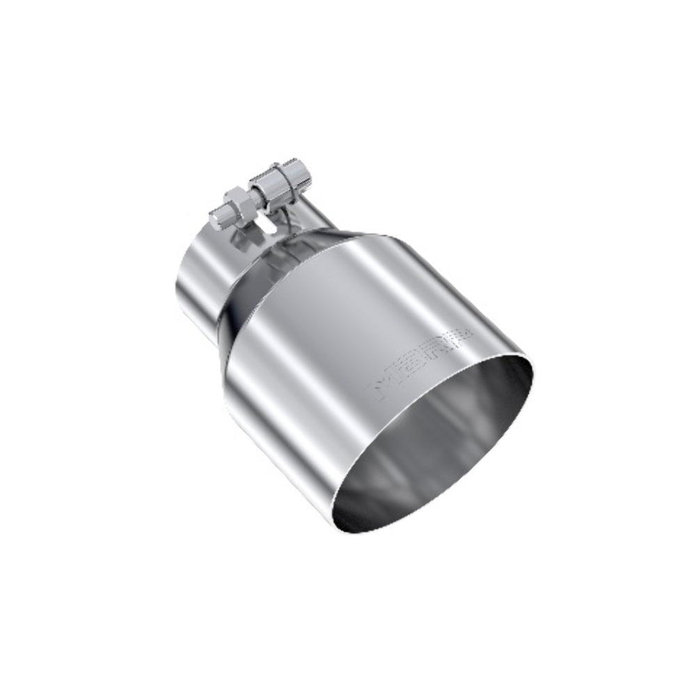 MBRP performance muffler T304 stainless steel black coated carbon fiber tip T5180 5 inch inlet 3 inch outlet