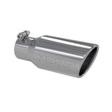MBRP performance muffler T304 stainless steel black coated carbon fiber tip T5157 4 inch inlet/outlet