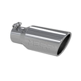 MBRP performance muffler T304 stainless steel black coated carbon fiber tip T5157 4 inch inlet/outlet