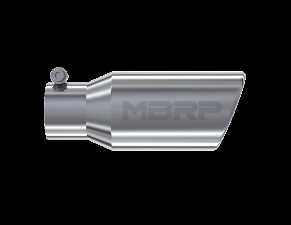 MBRP performance muffler T304 stainless steel black coated carbon fiber tip T5157 4 inch inlet/outlet