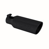 MBRP performance muffler T304 stainless steel black coated carbon fiber tip T5150BLK 4 inch inlet 5 inch outlet
