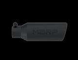 MBRP performance muffler T304 stainless steel black coated carbon fiber tip T5150BLK 4 inch inlet 5 inch outlet