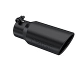 MBRP performance muffler T304 stainless steel black coated carbon fiber tip T5155BLK 4 inch inlet 3 inch outlet