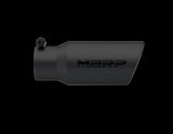 MBRP performance muffler T304 stainless steel black coated carbon fiber tip T5155BLK 4 inch inlet 3 inch outlet