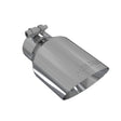 MBRP performance muffler T304 stainless steel black coated carbon fiber tip T5123 4 inch inlet 2 inch outlet