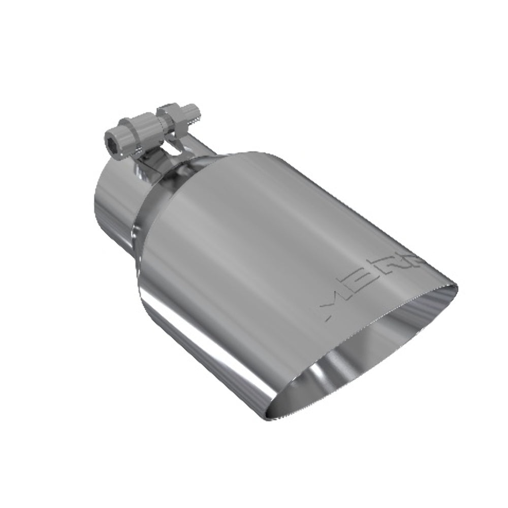MBRP performance muffler T304 stainless steel black coated carbon fiber tip T5123 4 inch inlet 2 inch outlet