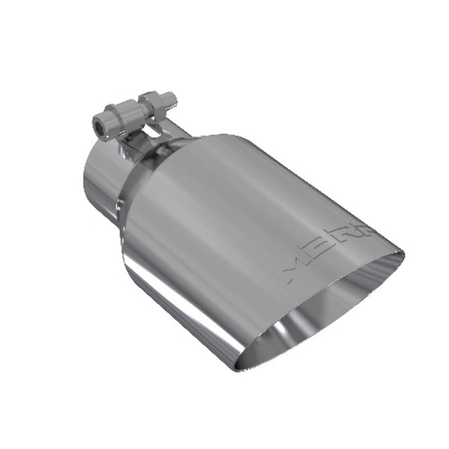 MBRP performance muffler T304 stainless steel black coated carbon fiber tip T5123 4 inch inlet 2 inch outlet