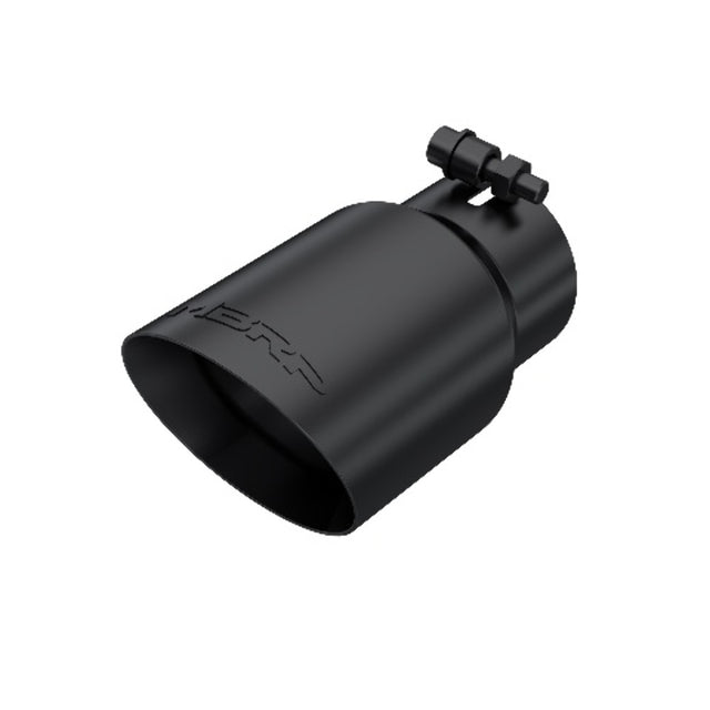 MBRP performance muffler T304 stainless steel black coated carbon fiber tip T5122BLK 4 inch inlet 3 inch outlet