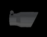 MBRP performance muffler T304 stainless steel black coated carbon fiber tip T5122BLK 4 inch inlet 3 inch outlet