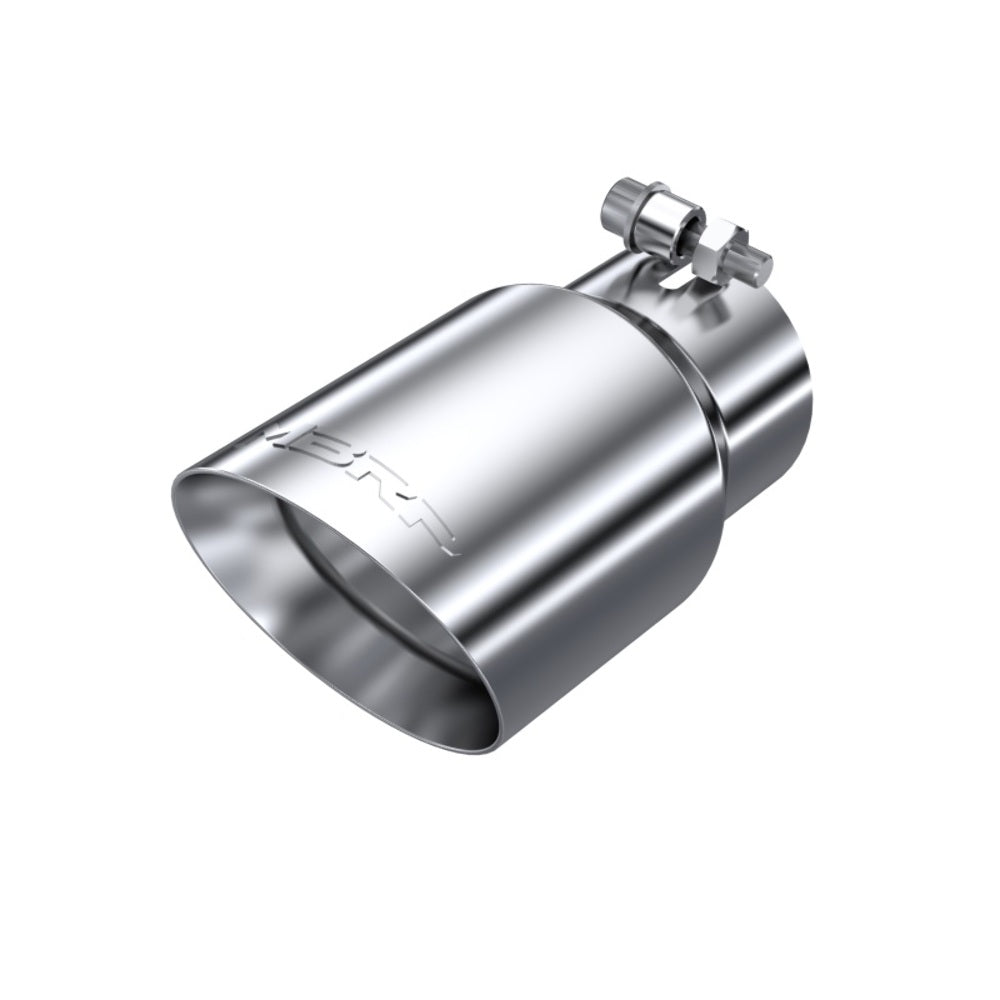 MBRP performance muffler T304 stainless steel black coated carbon fiber tip T5122 4 inch inlet 3 inch outlet