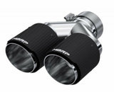 MBRP performance muffler T304 stainless steel black coated carbon fiber tip T5182CF 4 inch inlet 3 inch outlet
