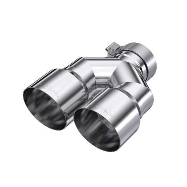 MBRP performance muffler T304 stainless steel black coated carbon fiber tip T5182 4 inch inlet 3 inch outlet