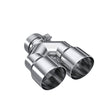 MBRP performance muffler T304 stainless steel black coated carbon fiber tip T5183 4 inch inlet 3 inch outlet