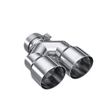 MBRP performance muffler T304 stainless steel black coated carbon fiber tip T5183 4 inch inlet 3 inch outlet