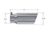 MBRP performance muffler T304 stainless steel black coated carbon fiber tip T5052 5 inch inlet 4 inch outlet