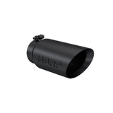 MBRP performance muffler T304 stainless steel black coated carbon fiber tip T5053BLK 5 inch inlet 4 inch outlet