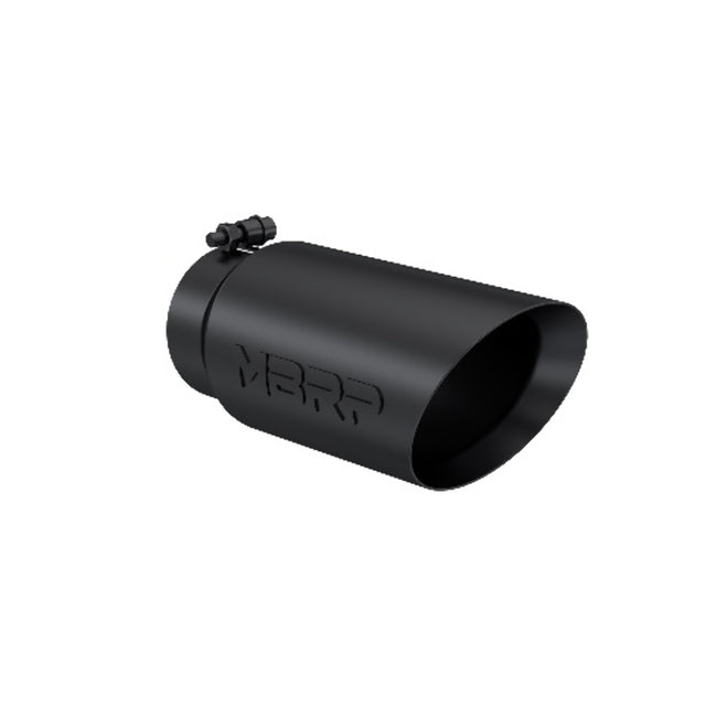 MBRP performance muffler T304 stainless steel black coated carbon fiber tip T5053BLK 5 inch inlet 4 inch outlet