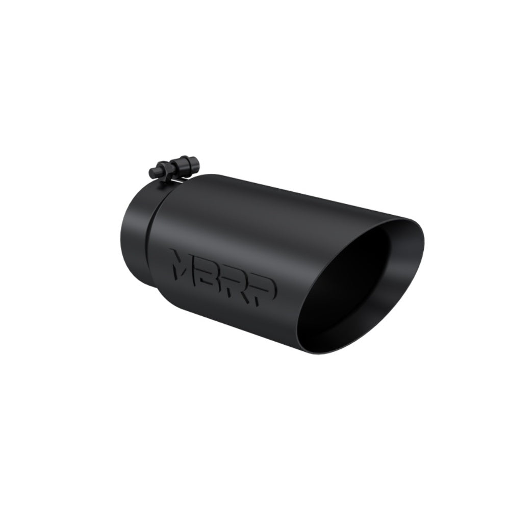 MBRP performance muffler T304 stainless steel black coated carbon fiber tip T5053BLK 5 inch inlet 4 inch outlet