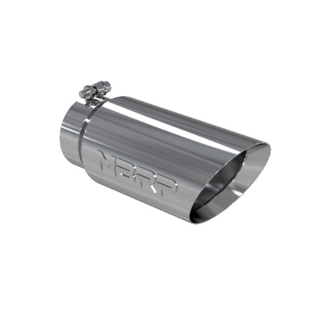MBRP performance muffler T304 stainless steel black coated carbon fiber tip T5053 5 inch inlet 4 inch outlet