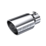 MBRP performance muffler T304 stainless steel black coated carbon fiber tip T5073 4 inch inlet/outlet