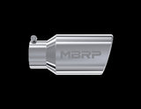 MBRP performance muffler T304 stainless steel black coated carbon fiber tip T5073 4 inch inlet/outlet