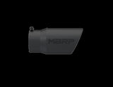 MBRP performance muffler T304 stainless steel black coated carbon fiber tip T5075BLK 5 inch inlet/outlet