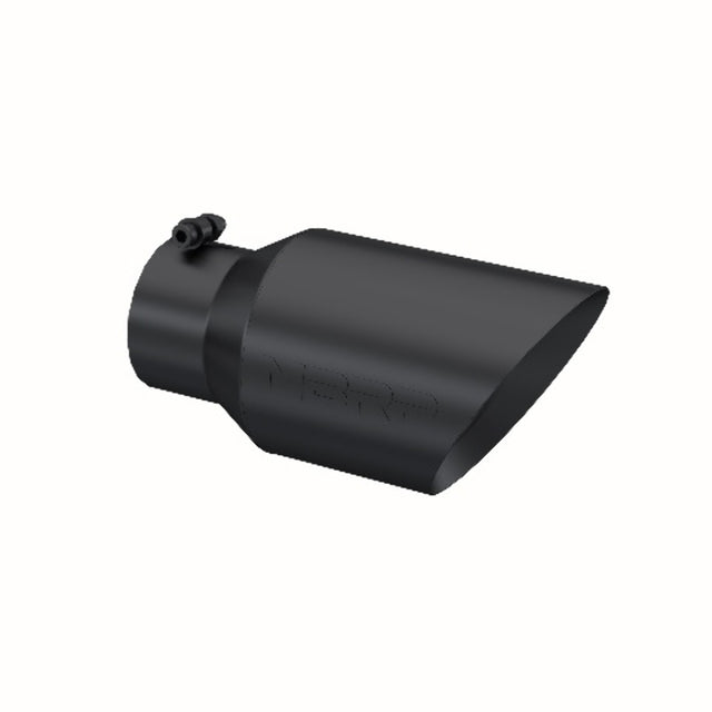 MBRP performance muffler T304 stainless steel black coated carbon fiber tip T5072BLK 4 inch inlet/outlet