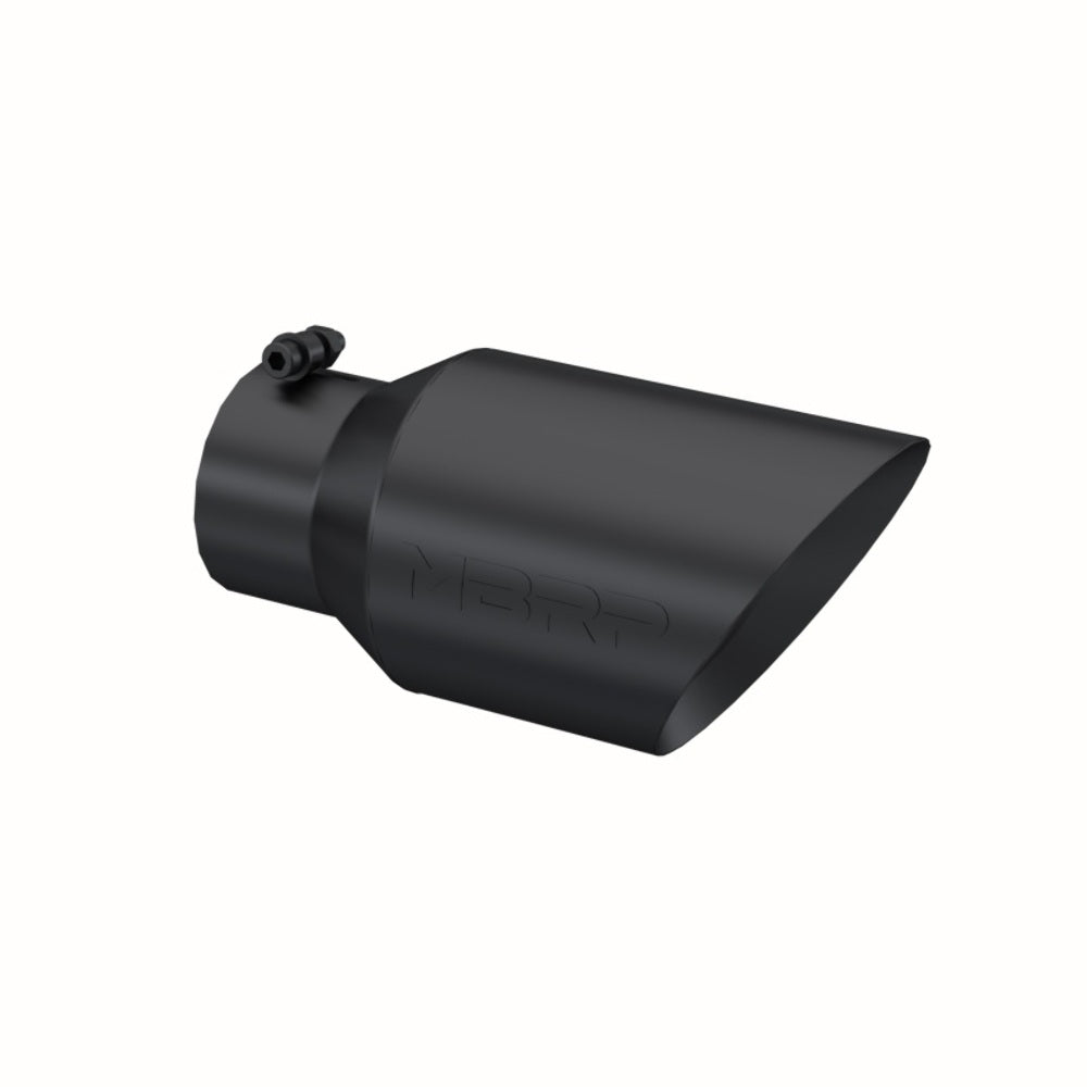MBRP performance muffler T304 stainless steel black coated carbon fiber tip T5072BLK 4 inch inlet/outlet