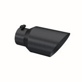 MBRP performance muffler T304 stainless steel black coated carbon fiber tip T5072BLK 4 inch inlet/outlet