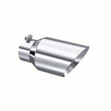MBRP performance muffler T304 stainless steel black coated carbon fiber tip T5072 4 inch inlet/outlet